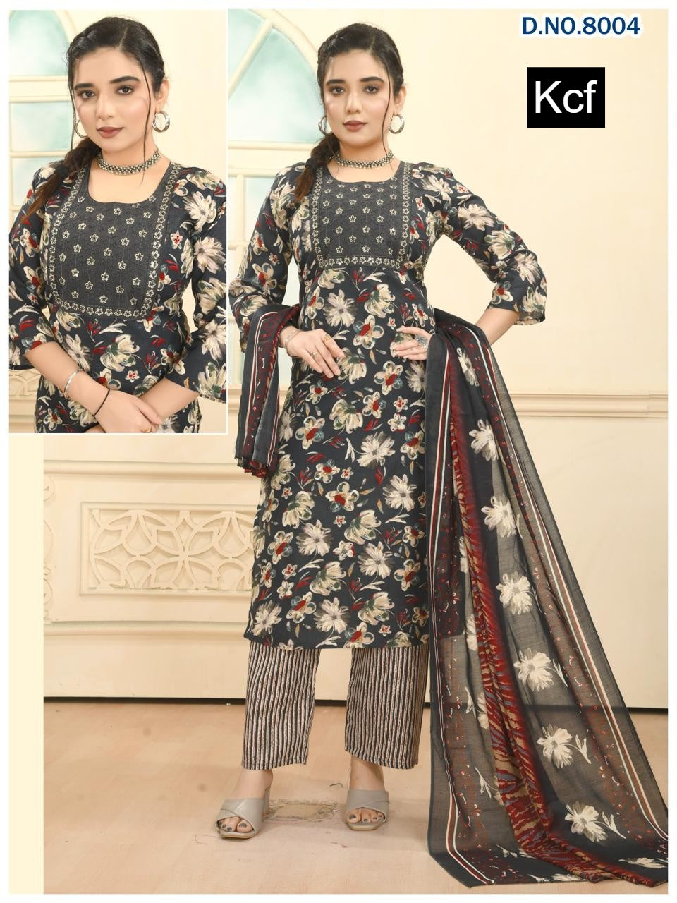 Pashmina Vol 8 Kcf Readymade Cotton Pant Suits Exporter Gujarat