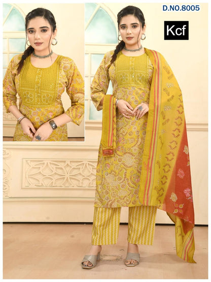 Pashmina Vol 8 Kcf Readymade Cotton Pant Suits Exporter Gujarat