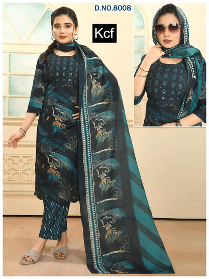 Pashmina Vol 8 Kcf Readymade Cotton Pant Suits Exporter Gujarat