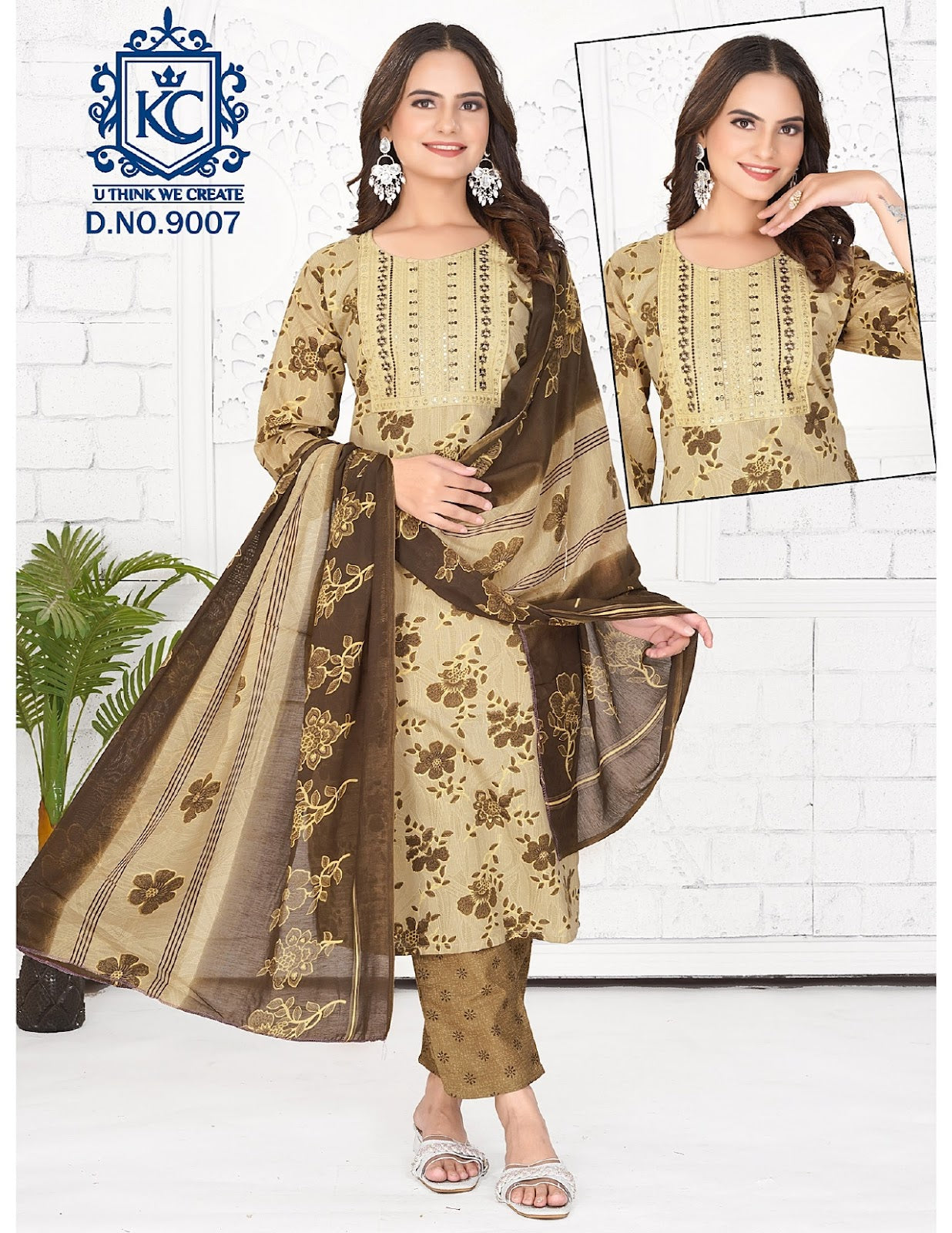 Pashmina Vol 9 Kcf Readymade Cotton Pant Suits Exporter Ahmedabad
