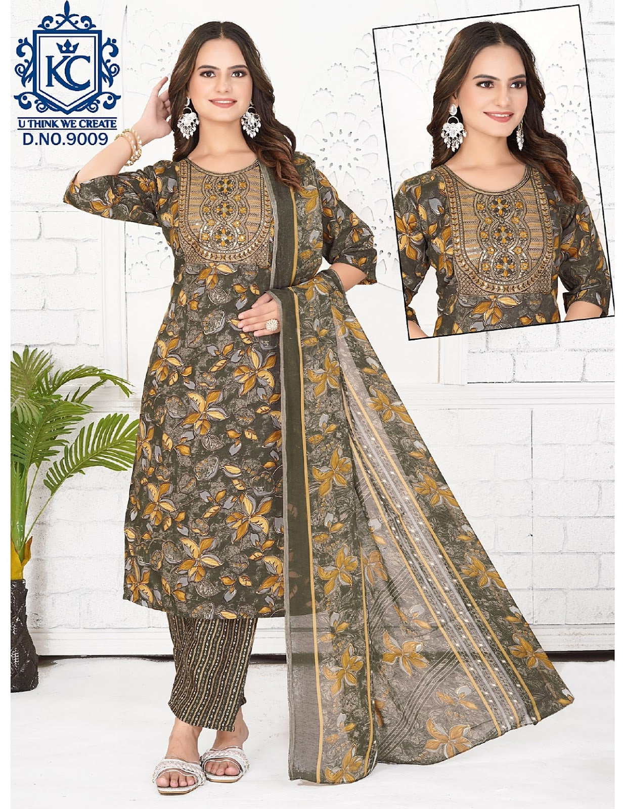 Pashmina Vol 9 Kcf Readymade Cotton Pant Suits Exporter Ahmedabad