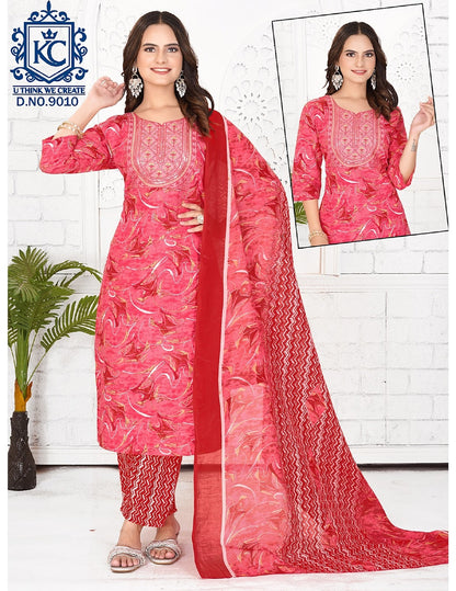 Pashmina Vol 9 Kcf Readymade Cotton Pant Suits Exporter Ahmedabad