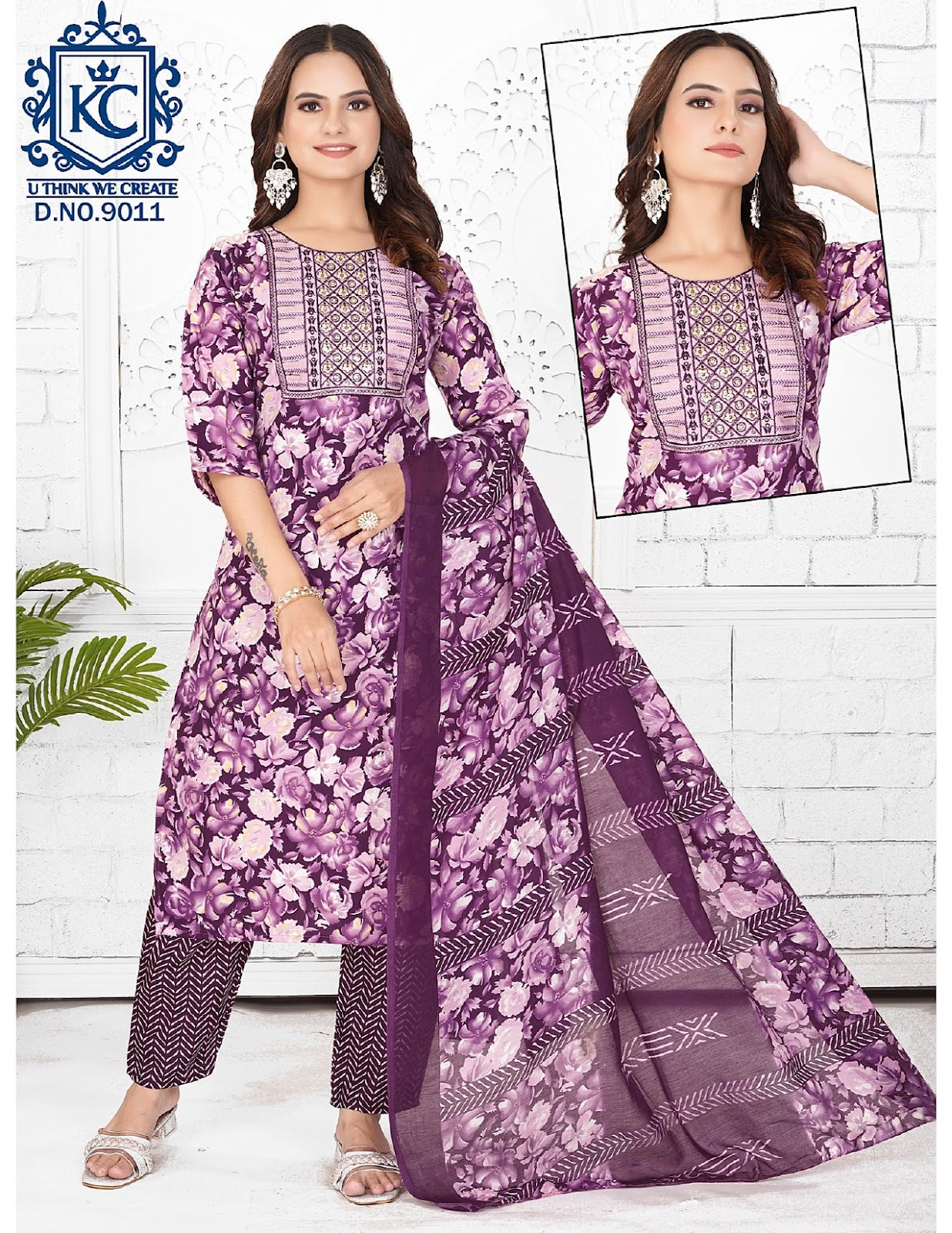 Pashmina Vol 9 Kcf Readymade Cotton Pant Suits Exporter Ahmedabad