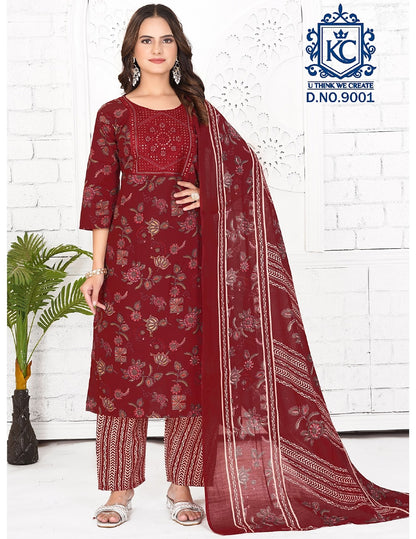 Pashmina Vol 9 Kcf Readymade Cotton Pant Suits Exporter Ahmedabad