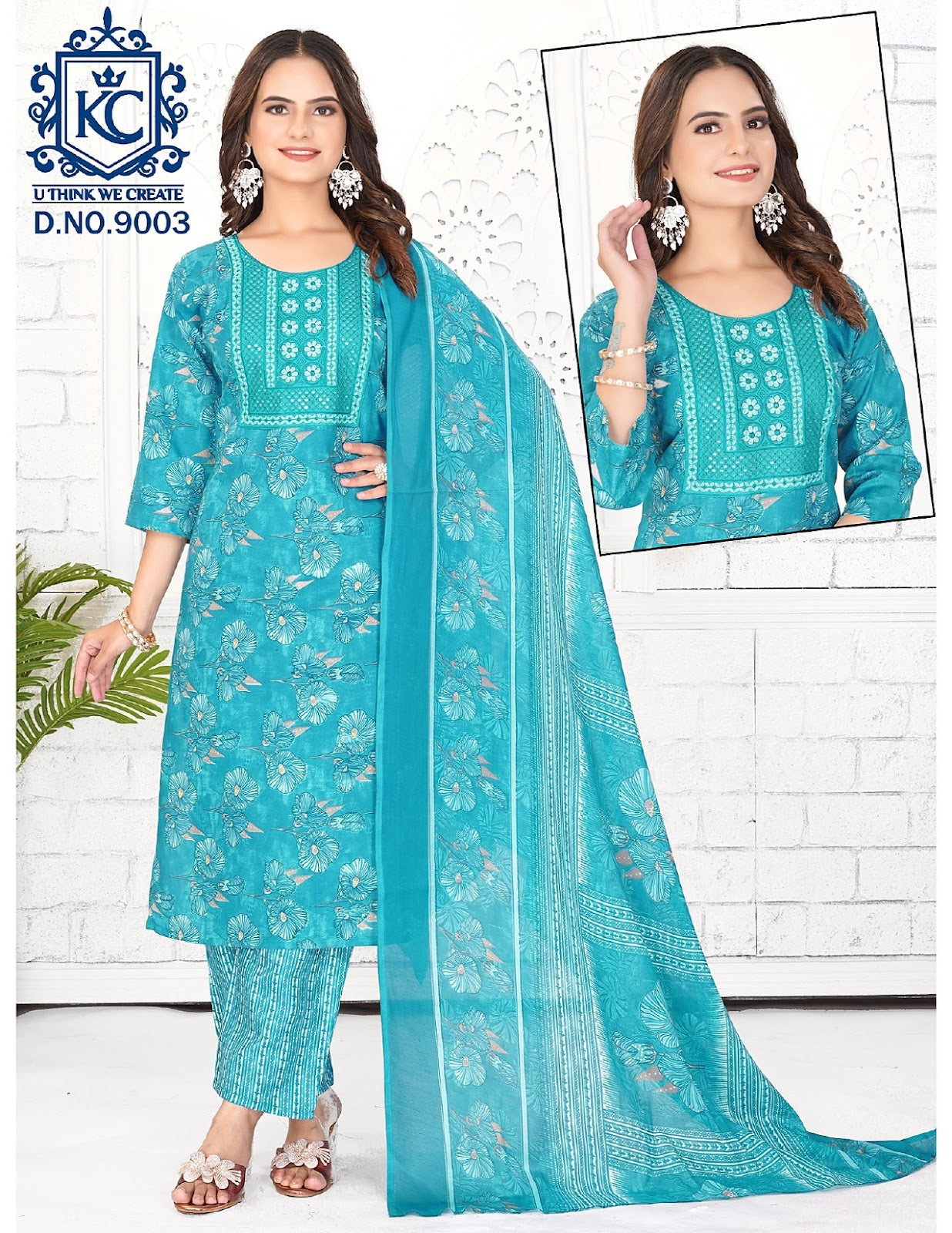 Pashmina Vol 9 Kcf Readymade Cotton Pant Suits Exporter Ahmedabad