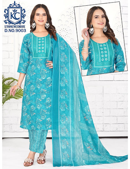 Pashmina Vol 9 Kcf Readymade Cotton Pant Suits Exporter Ahmedabad