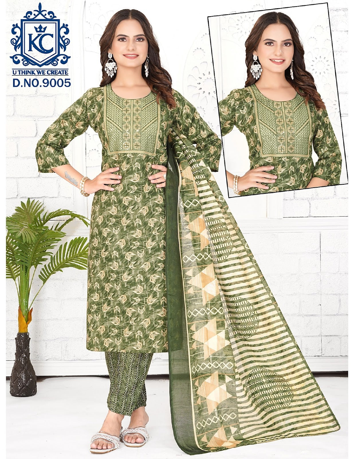 Pashmina Vol 9 Kcf Readymade Cotton Pant Suits Exporter Ahmedabad