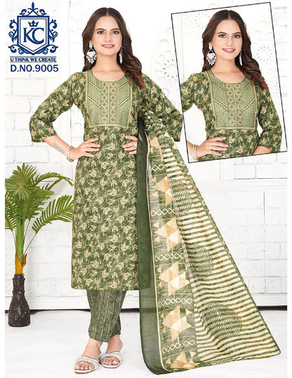 Pashmina Vol 9 Kcf Readymade Cotton Pant Suits Exporter Ahmedabad