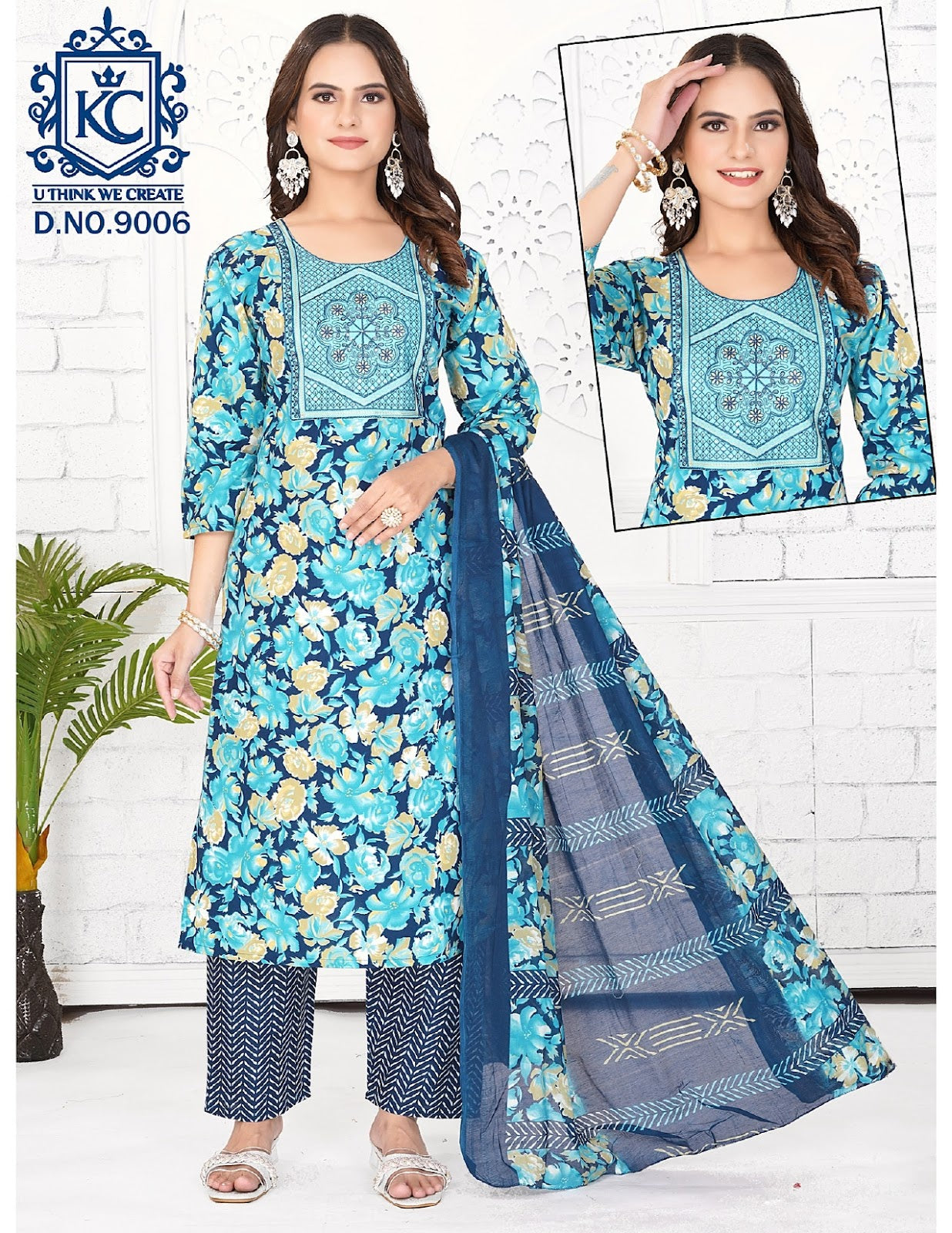 Pashmina Vol 9 Kcf Readymade Cotton Pant Suits Exporter Ahmedabad