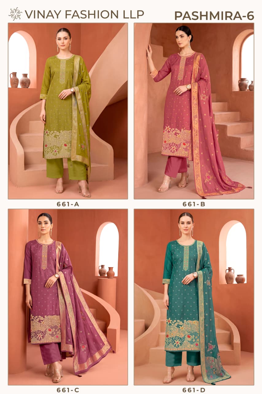 Pashmira 6 Vinay Fashion Llp Pashmina Suits Manufacturer India