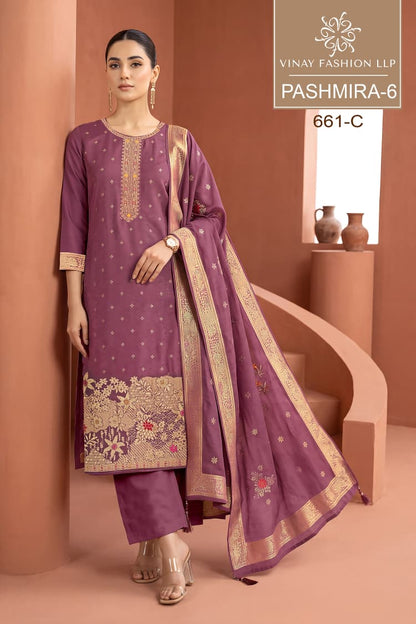 Pashmira 6 Vinay Fashion Llp Pashmina Suits Manufacturer India
