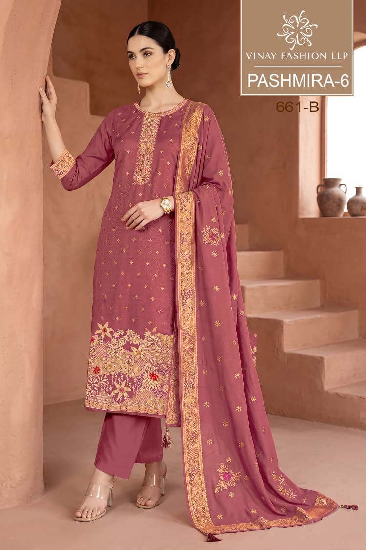 Pashmira 6 Vinay Fashion Llp Pashmina Suits Manufacturer India