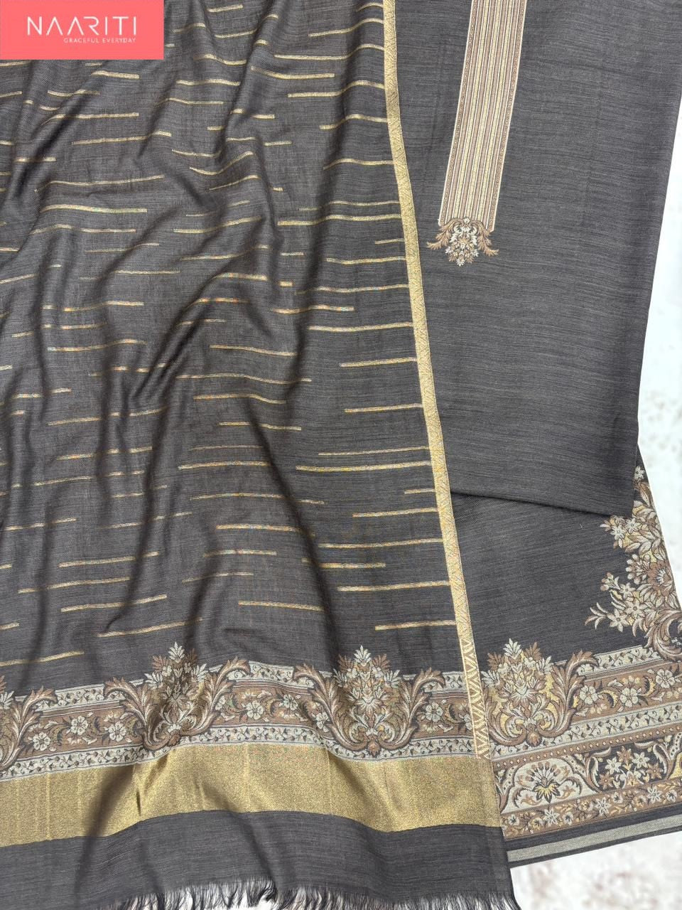 Pashnaar 14 Naariti Pure Woolen Pashmina Suits Exporter India
