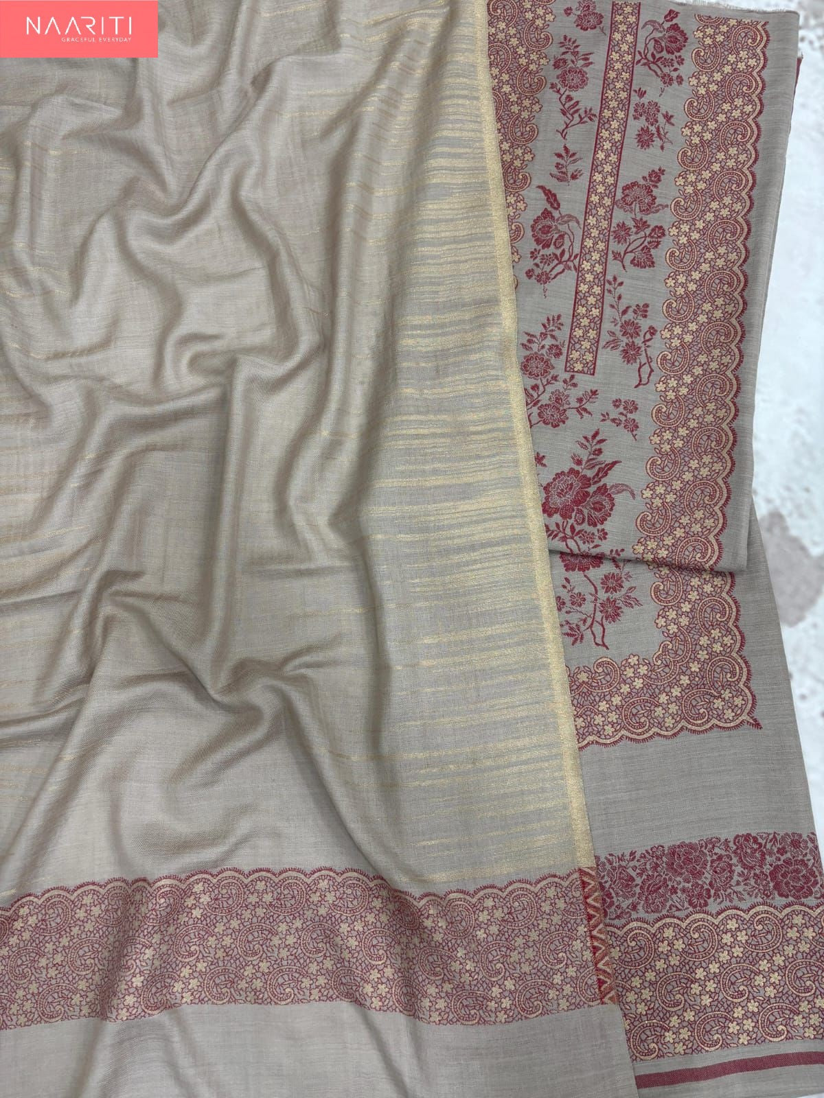 Pashnaar 15 Naariti Pure Woolen Pashmina Suits Supplier Gujarat
