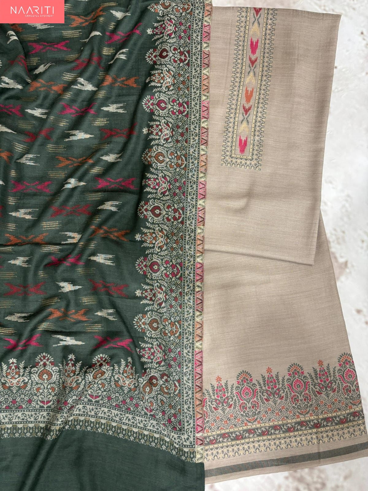 Pashnaar 16 Naariti Woolen Pashmina Suits Wholesaler