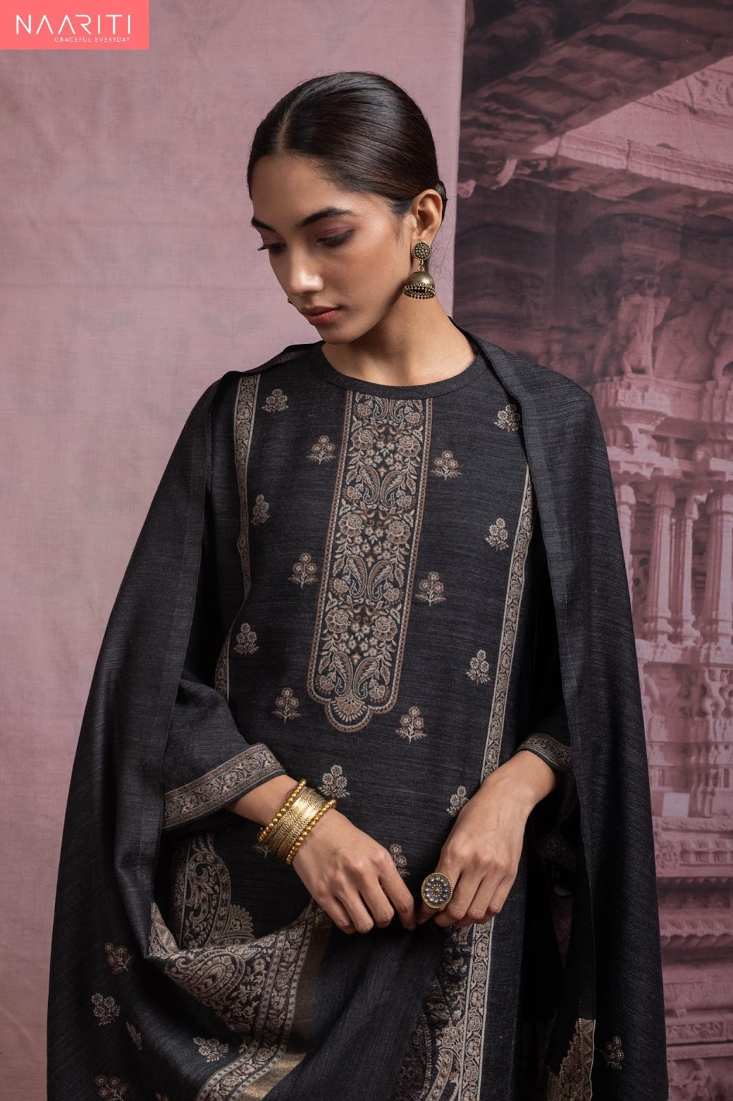 Apple With Pocket And Feeding 2710 Kanha Reyon Readymade Pant Style Suits Exporter India