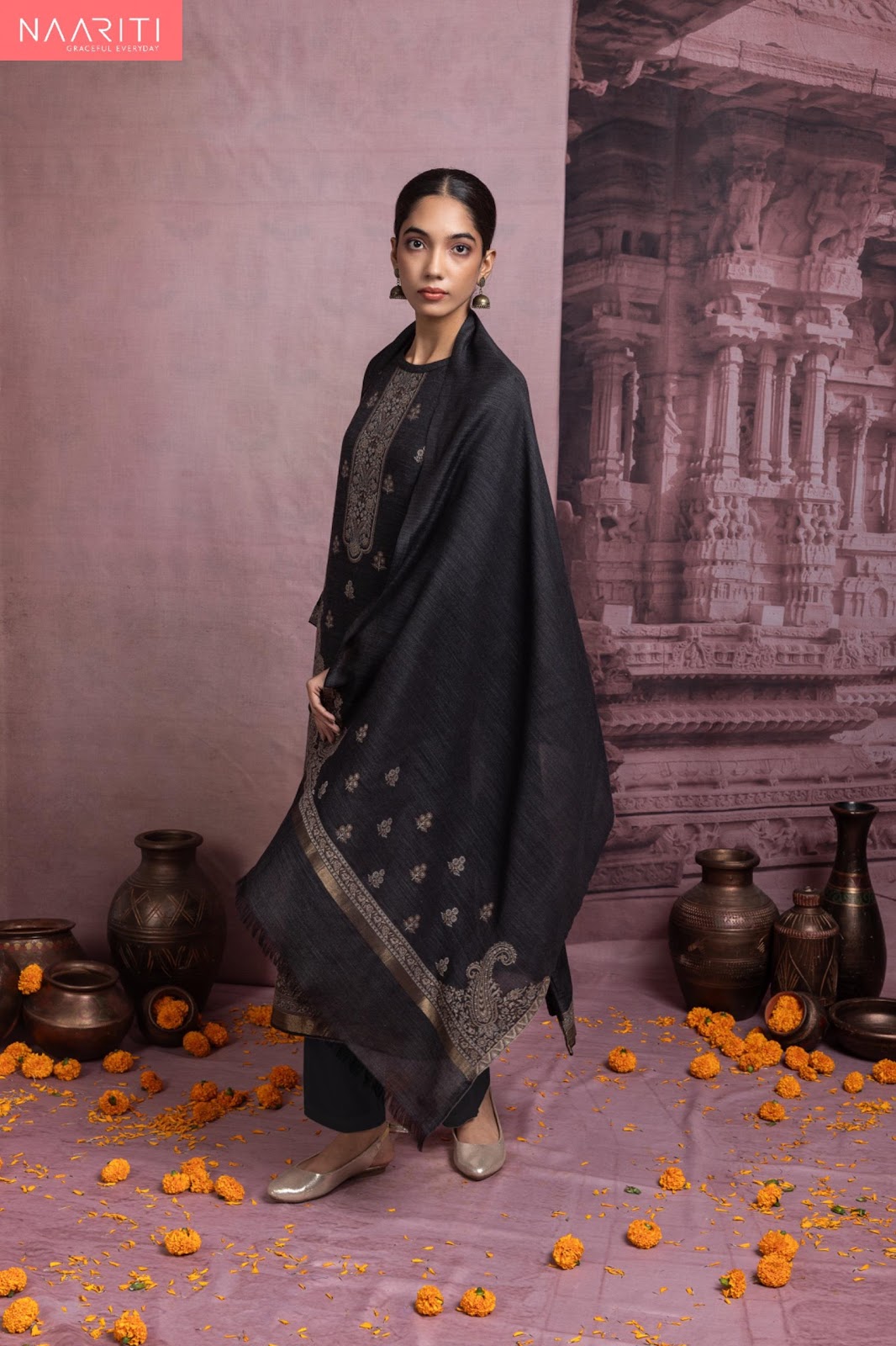 Apple With Pocket And Feeding 2710 Kanha Reyon Readymade Pant Style Suits Exporter India