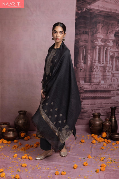 Apple With Pocket And Feeding 2710 Kanha Reyon Readymade Pant Style Suits Exporter India