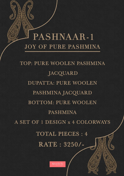 Pashnaar 1 Naariti Pashmina Suits Supplier Gujarat
