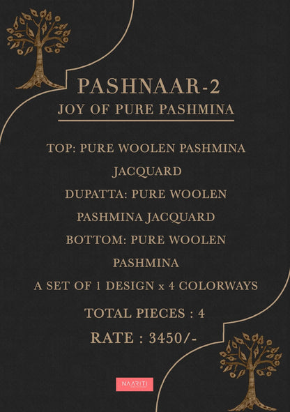 Pashnaar 2 Naariti Pashmina Suits Supplier Gujarat