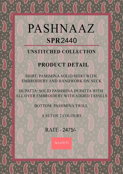 Pashnaaz Naariti Pashmina Suits Exporter Ahmedabad
