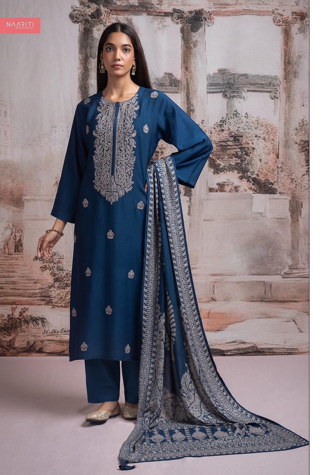 Pashtoo Naariti Pashmina Suits Wholesale Rate