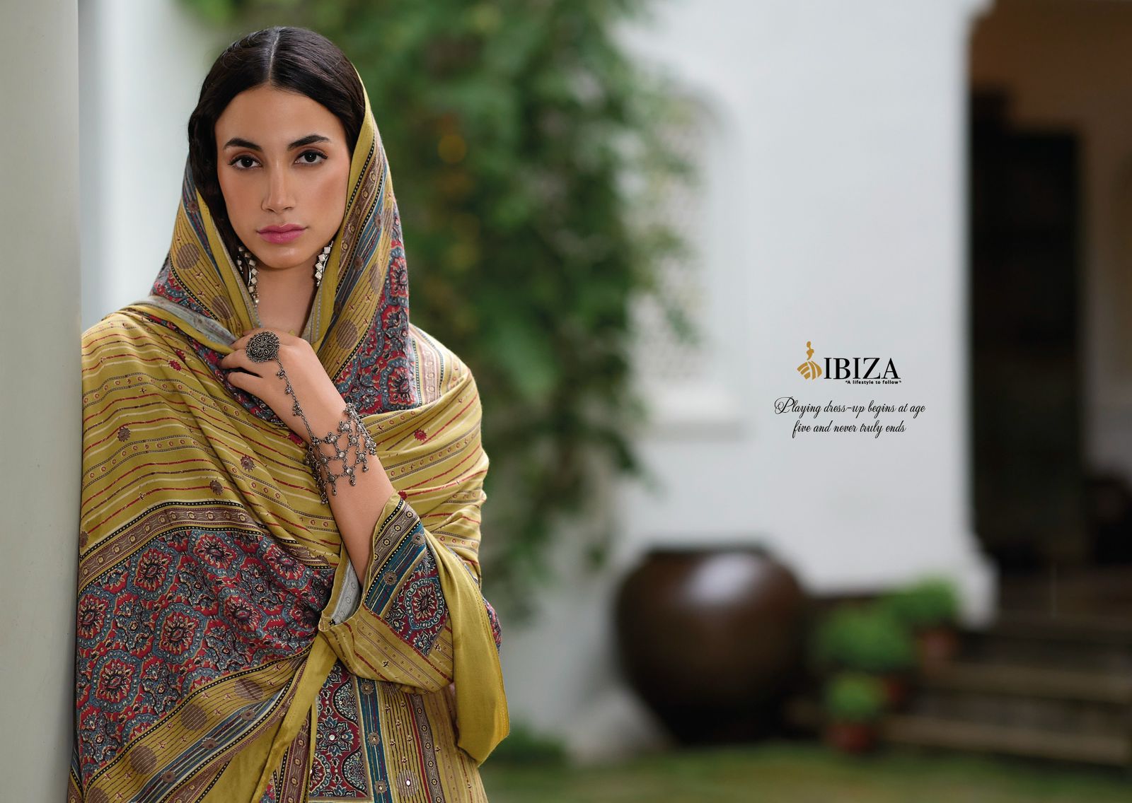 Pashtush Ibiza Viscose Pashmina Suits Wholesale