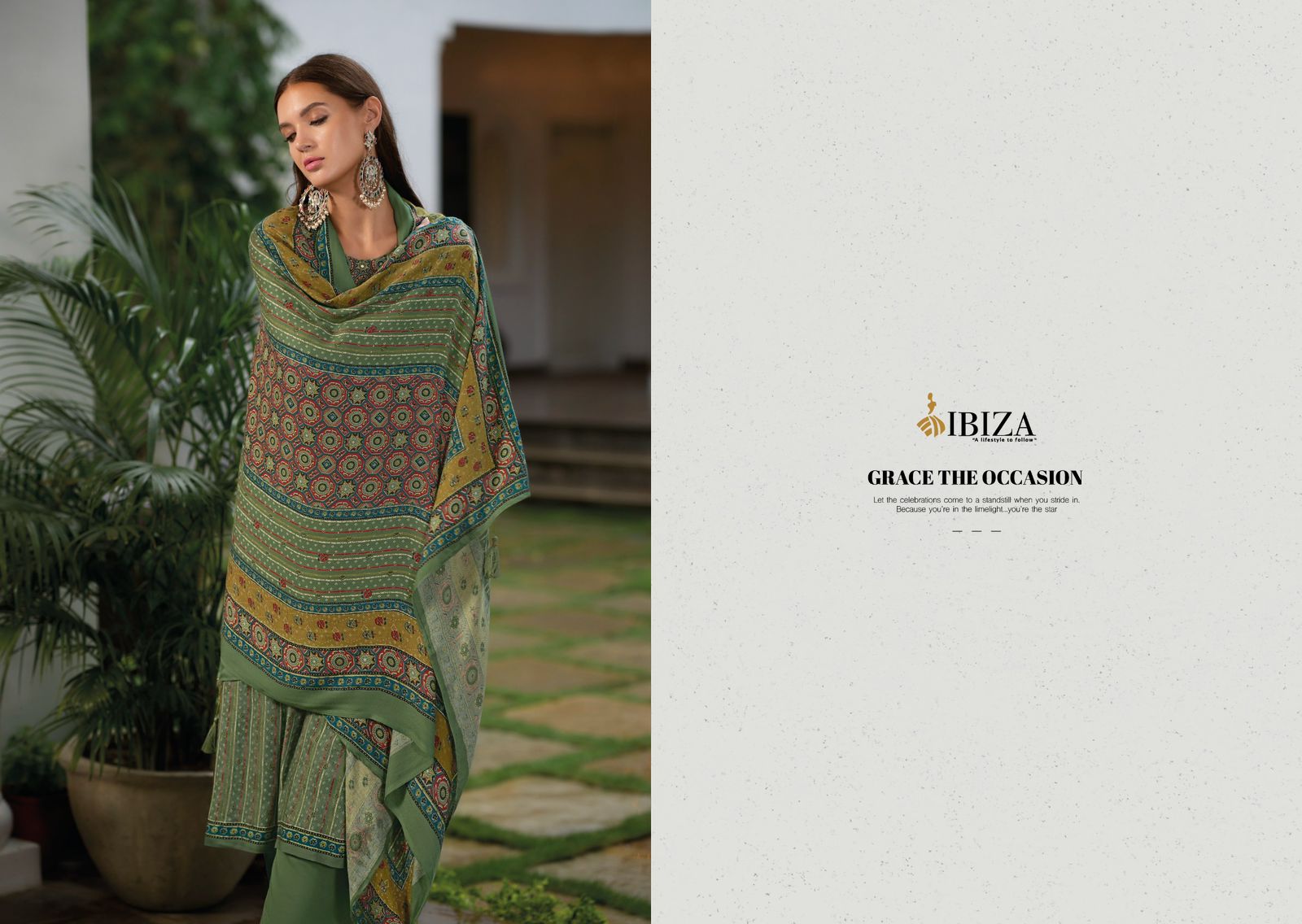 Pashtush Ibiza Viscose Pashmina Suits Wholesale