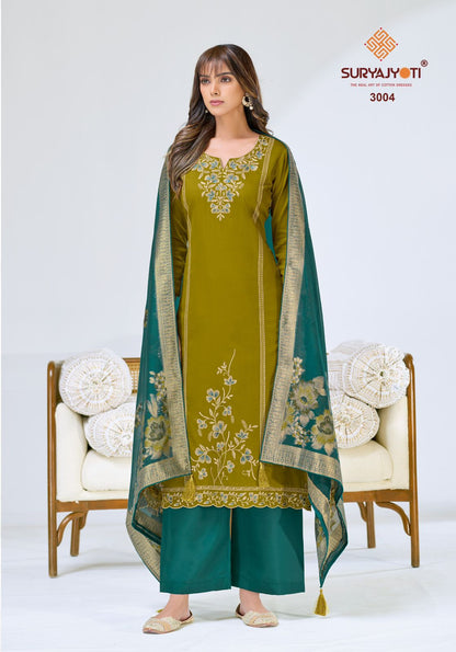 Pasoori Vol 3 Suryajyoti Jaam Pant Style Suits Supplier