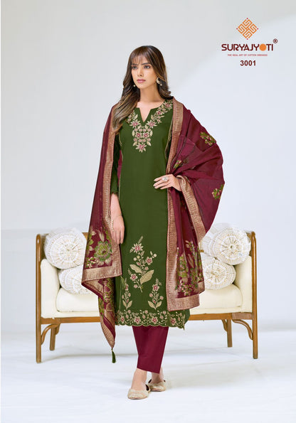 Pasoori Vol 3 Suryajyoti Jaam Pant Style Suits Supplier