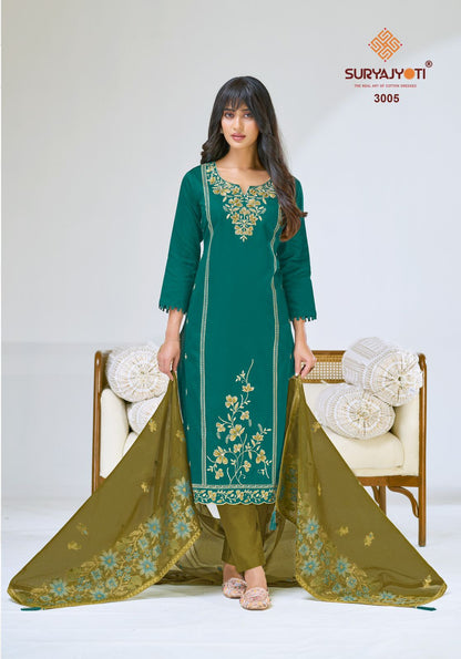 Pasoori Vol 3 Suryajyoti Jaam Pant Style Suits Supplier