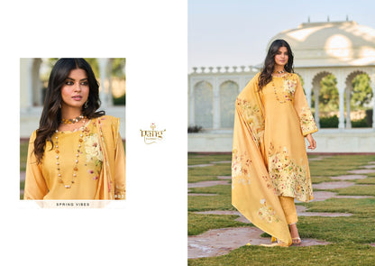Pastels Rang Fashion Pure Viscose Muslin Pant Style Suits Manufacturer India