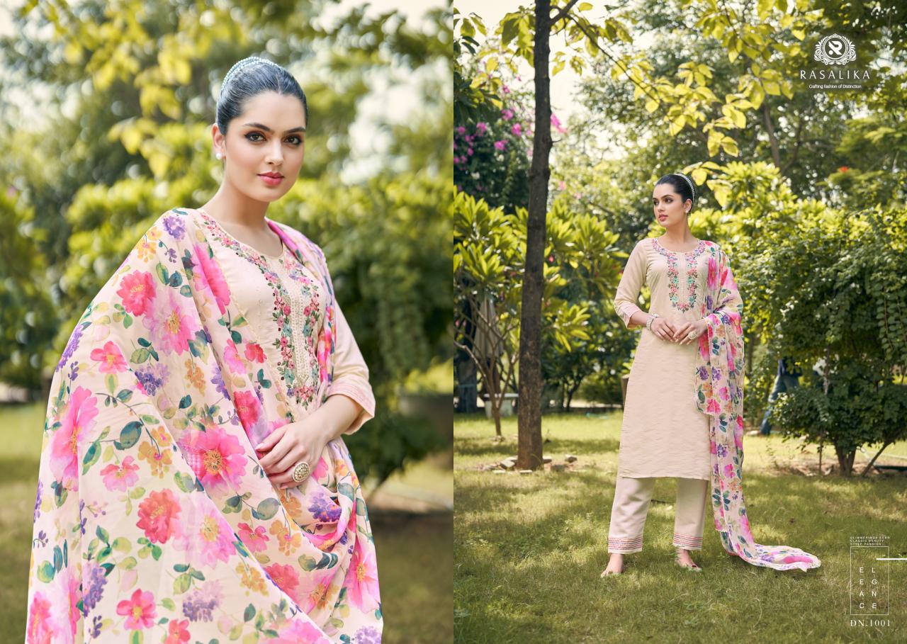 Pastels Rasalika Premium Viscose Readymade Pant Style Suits Manufacturer India