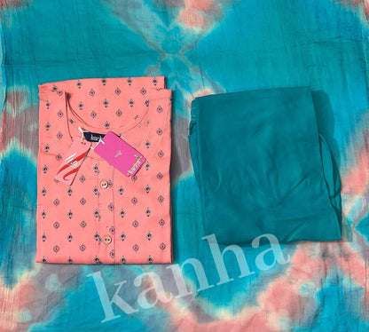 Patang 170325 Kanha Reyon Readymade Pant Style Suits Exporter Gujarat