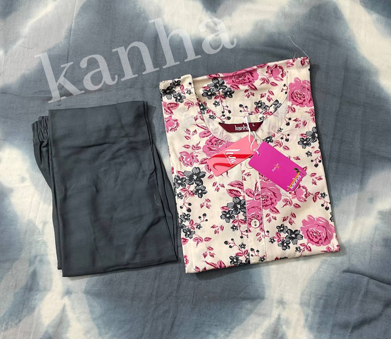 Patang 250125 Kanha Reyon Readymade Pant Style Suits Wholesale Price