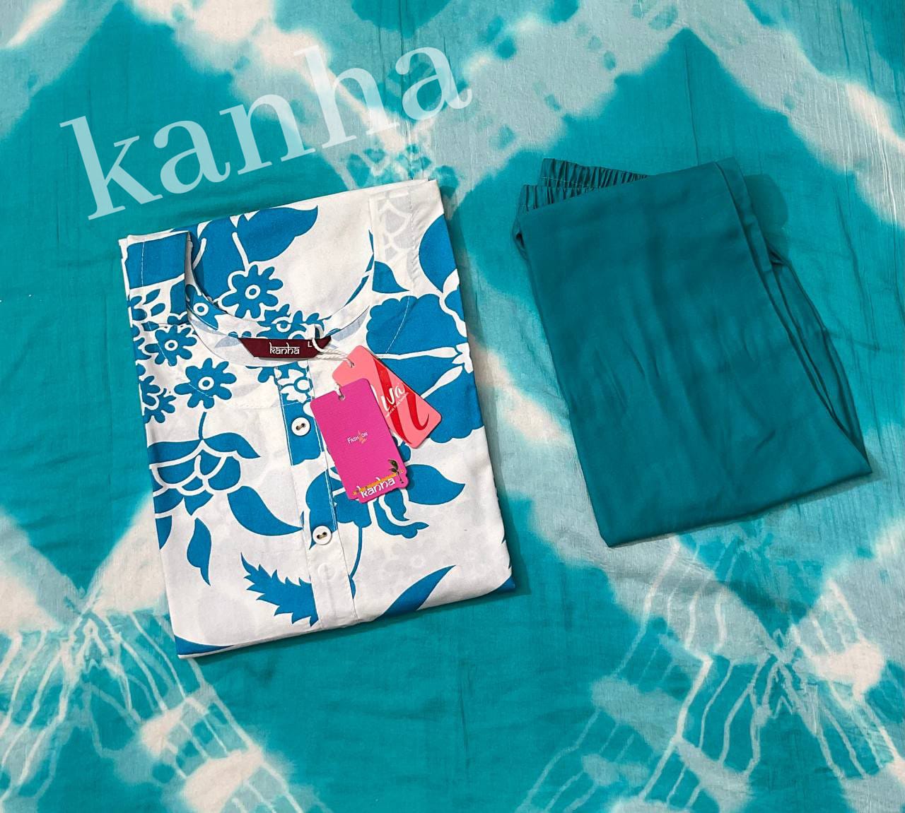 Patang 250125 Kanha Reyon Readymade Pant Style Suits Wholesale Price