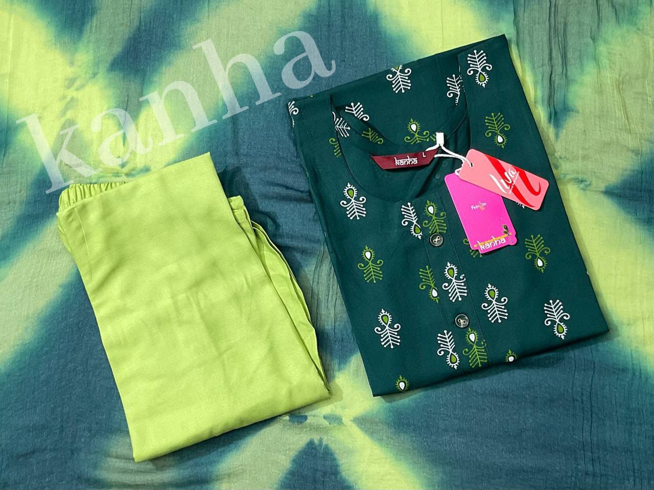 Patang 250125 Kanha Reyon Readymade Pant Style Suits Wholesale Price