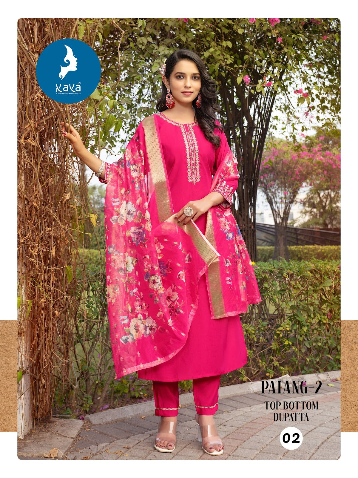 Patang 2 Kaya Roman Silk Readymade Pant Style Suits Manufacturer Ahmedabad