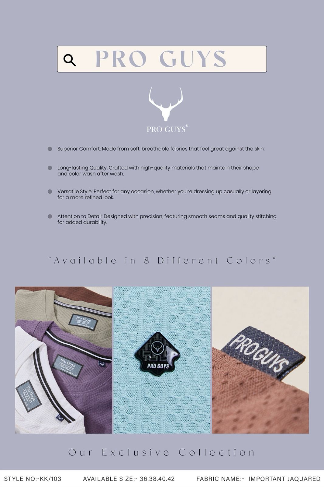 Patch Kk 103 Pro Guys Knit Mens Tshirts Wholesaler Gujarat