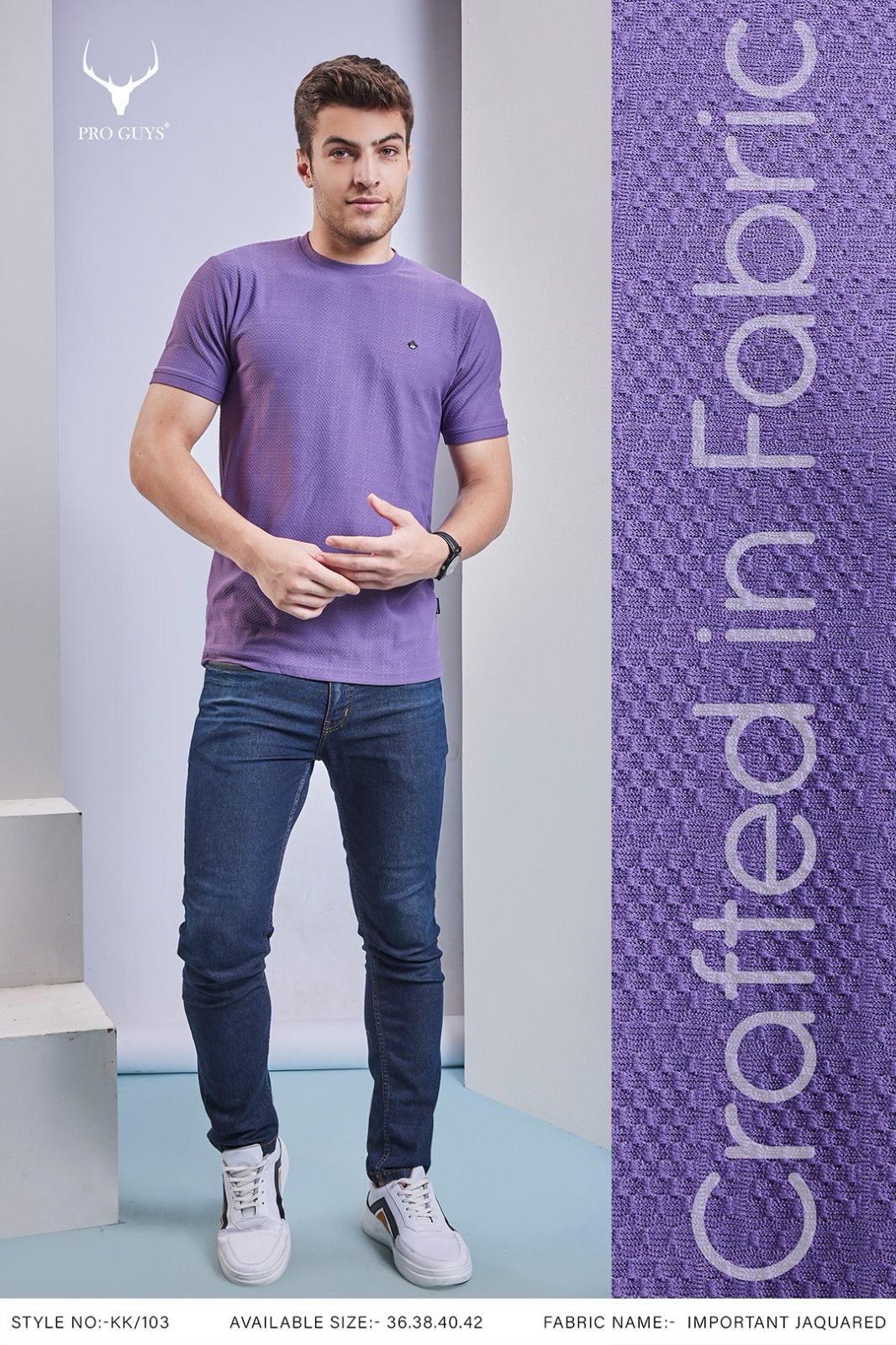 Patch Kk 103 Pro Guys Knit Mens Tshirts Wholesaler Gujarat