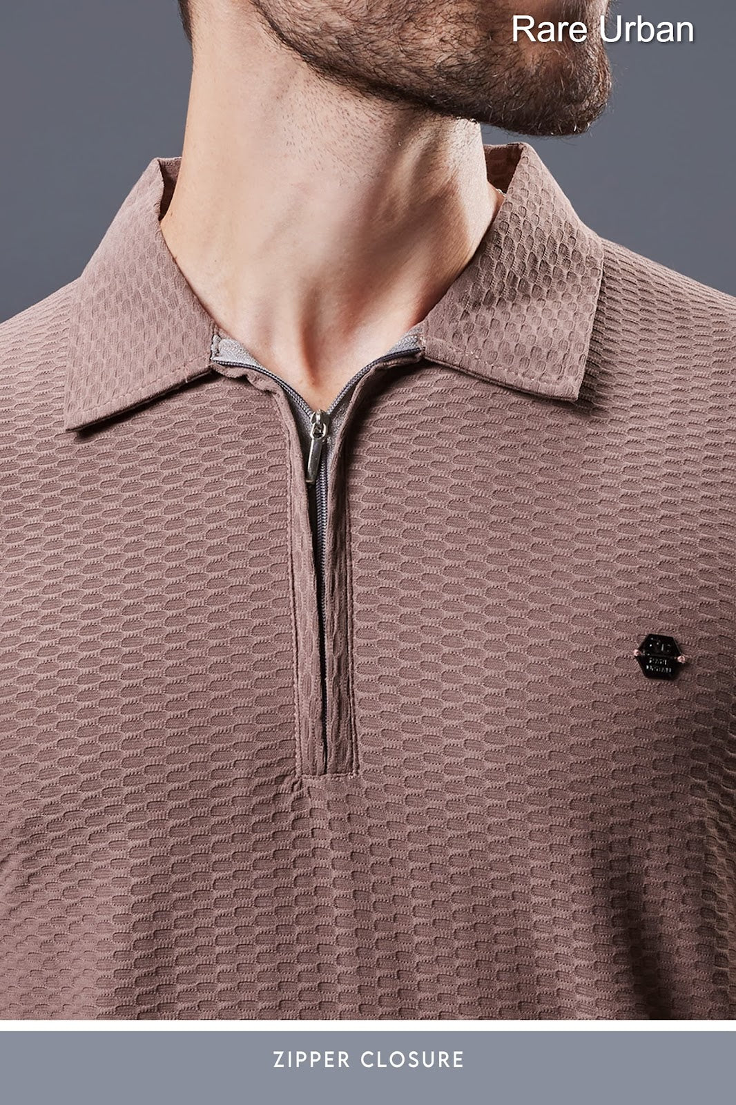 Patch Vol 5872 Rare Urban Jacquard Knit Mens Tshirts Supplier India