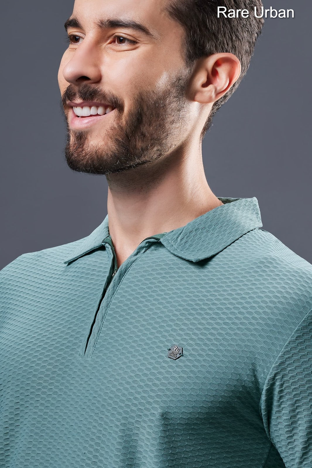 Patch Vol 5872 Rare Urban Jacquard Knit Mens Tshirts Supplier India