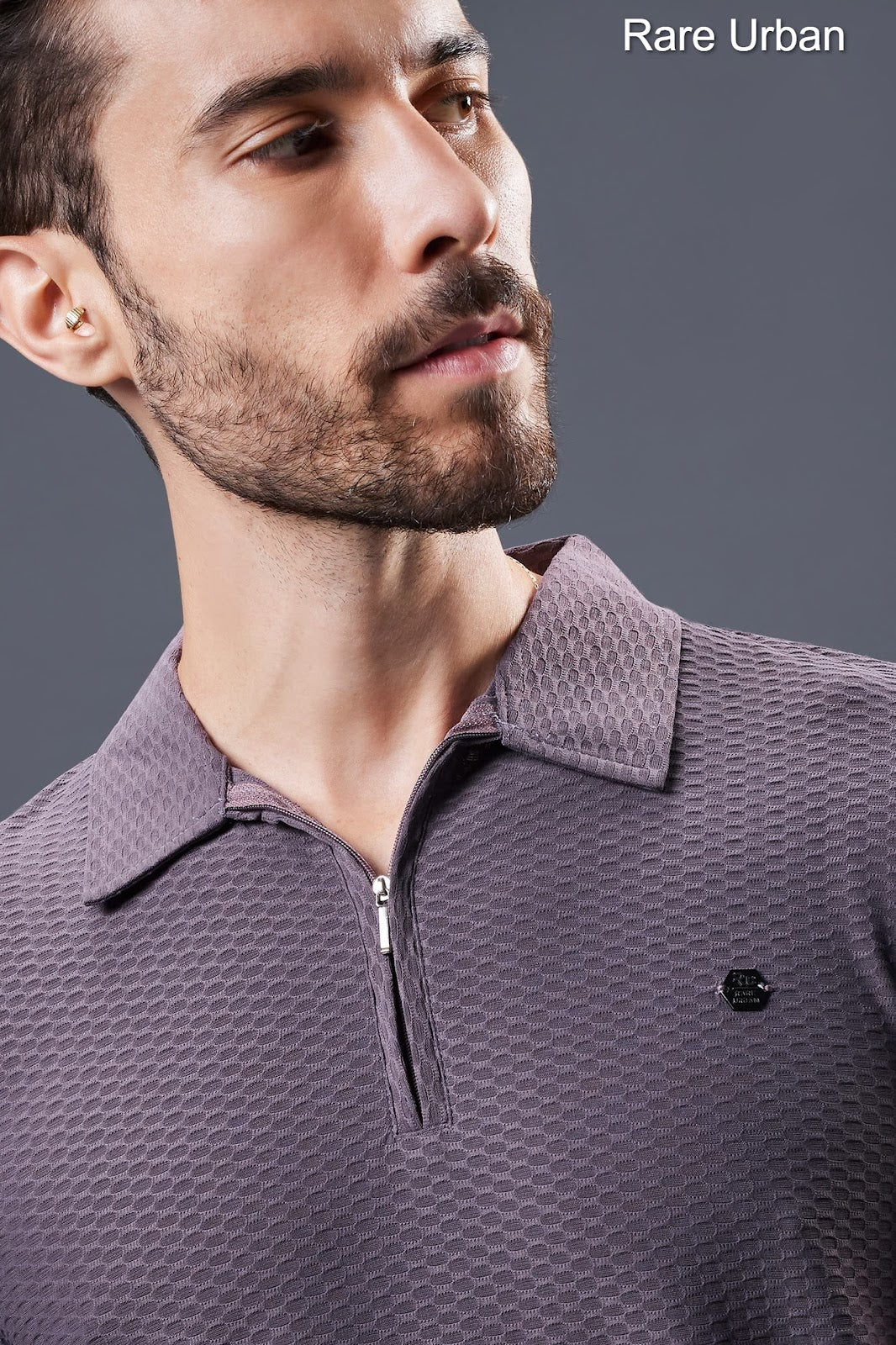 Patch Vol 5872 Rare Urban Jacquard Knit Mens Tshirts Supplier India