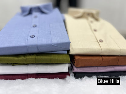 Pathani Vol 1 Blue Hills Cotton Mens Kurta Pajama Wholesaler Ahmedabad