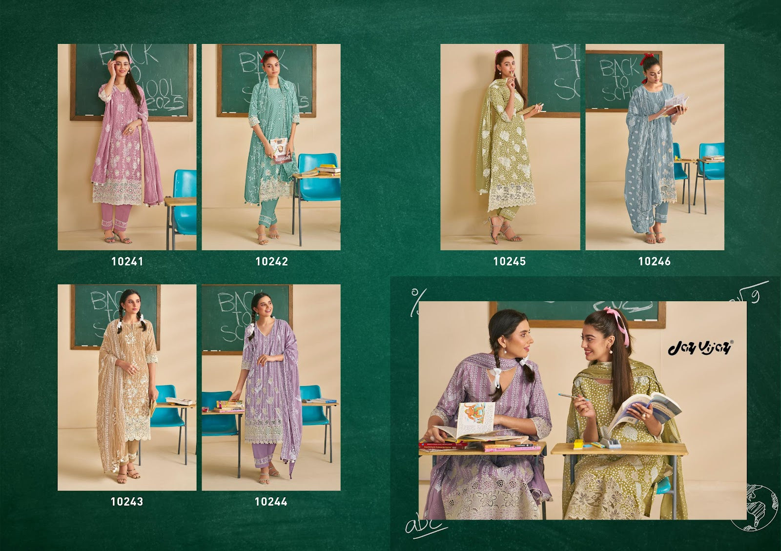 Pathshala Jay Vijay Pure Cotton Pant Style Suits Wholesale