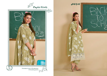 Pathshala Jay Vijay Pure Cotton Pant Style Suits Wholesale