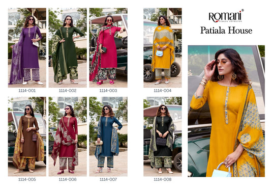 Patiala House Romani Cotton Karachi Salwar Suits Supplier India