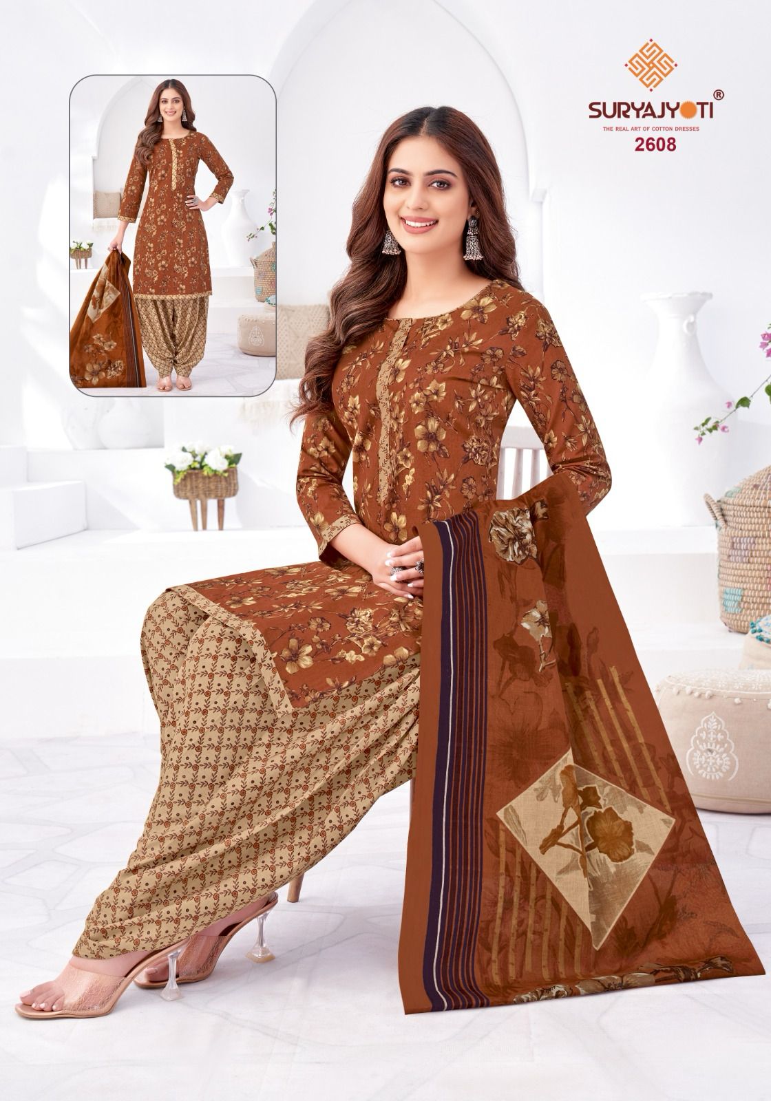 Patiala Kudi Vol 26 Suryajyoti Pure Cotton Cotton Dress Material Manufacturer