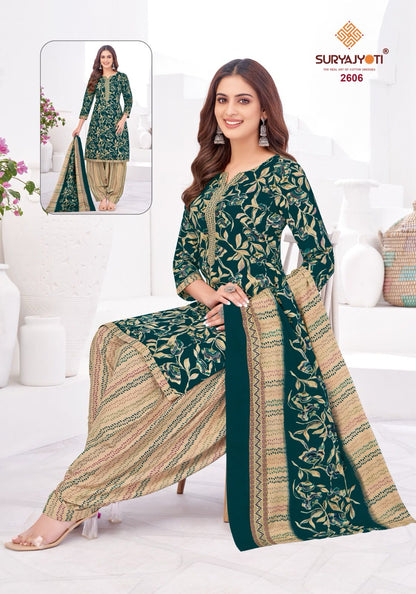 Patiala Kudi Vol 26 Suryajyoti Pure Cotton Cotton Dress Material Manufacturer