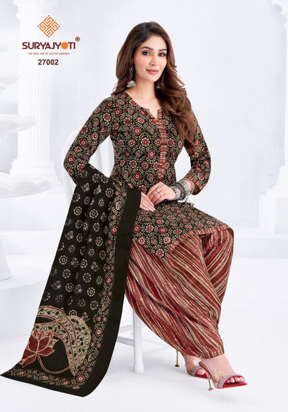 Patiala Kudi Vol 27 Suryajyoti Cotton Dress Material Wholesale Price